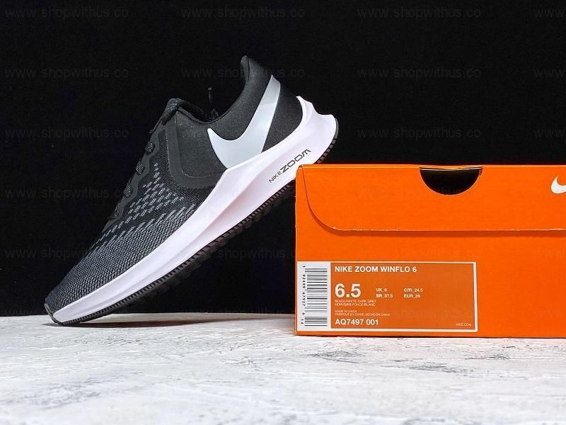 NikeRunning Zoom Winflo 6 Black - White/Dark Grey