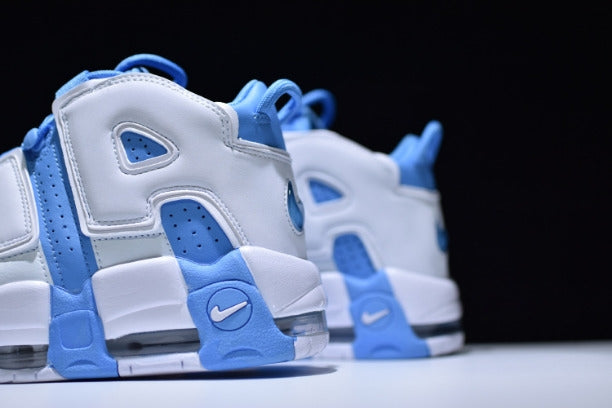 NikeAir More Uptempo Mid Basketball Shoe- Sky Blue