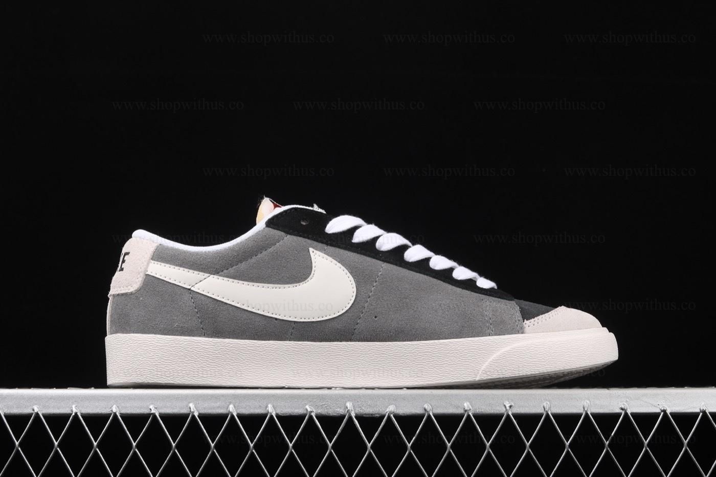 NikeUnisex Blazer Low QS - Carbone Grey/Black