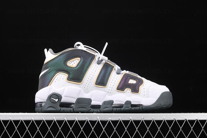 NikeAir More Uptempo - White/Anthracite Snakeskin