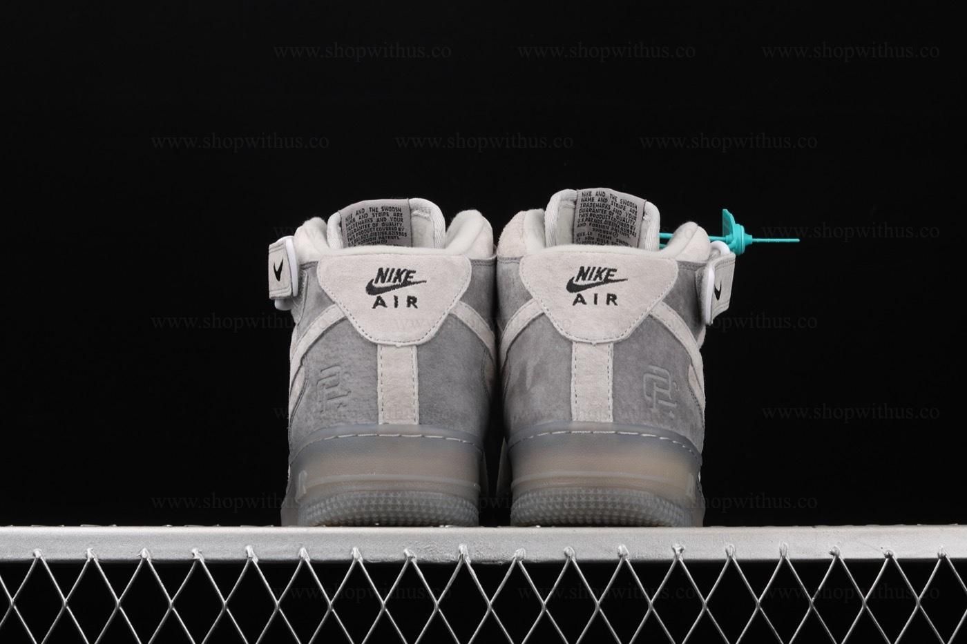 Reigning Champ x NikeAir Force 1 AF1 Mid  - Wolf Grey