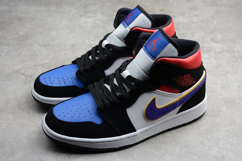 Air Jordan 1 AJ1 Mid - Lakers Top 3
