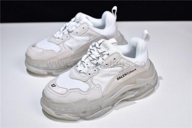 BalenciagaUnisex Triple S Clear Sole - White