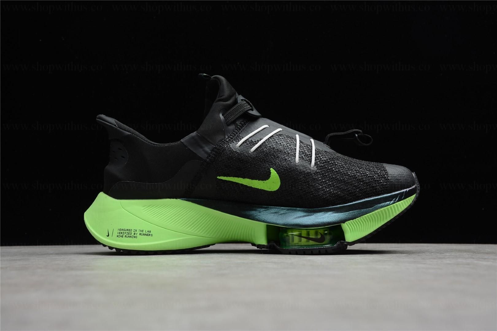 NikeAir Zoom Tempo NEXT% FlyEase - Black/Green