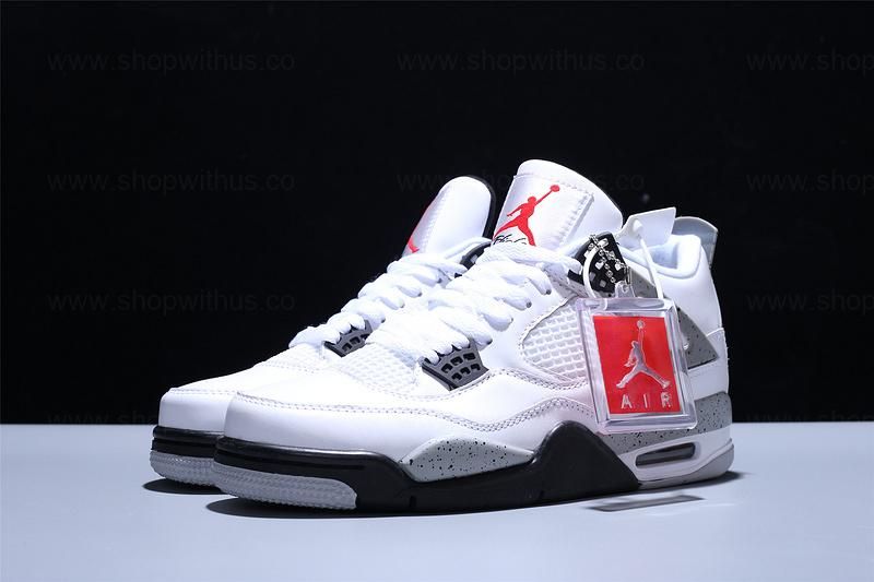 Air Jordan 4 AJ4 Retro - ''White Cement''