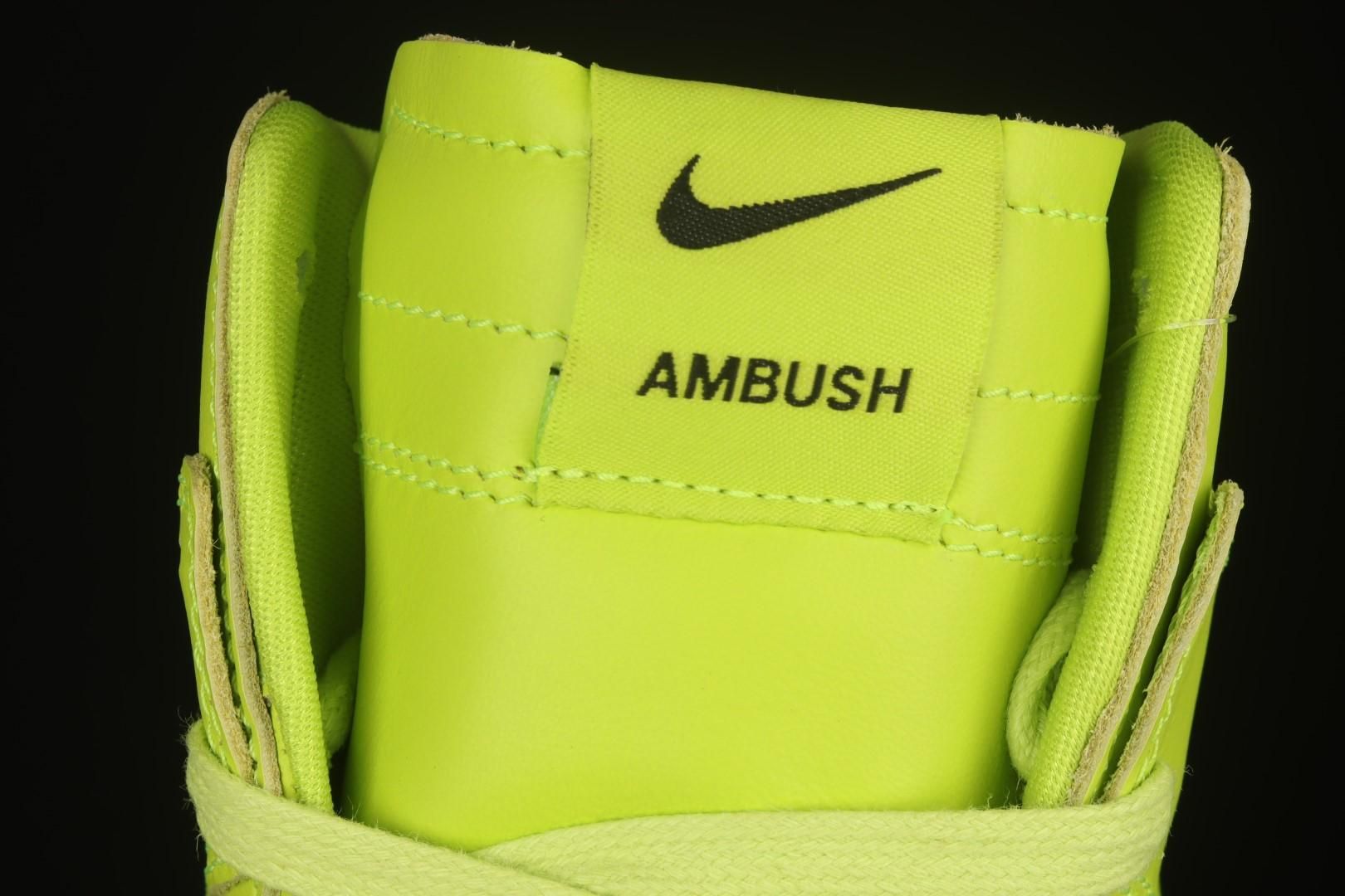 AMBUSH x NikeDunk High - Flash Lime