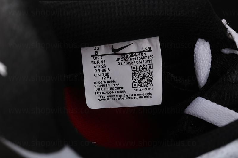 NikeAir Force 1 AF1 Low Type - White/Black