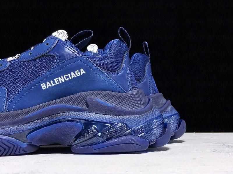 BalenciagaUnisex Triple S Clear Sole - Navy
