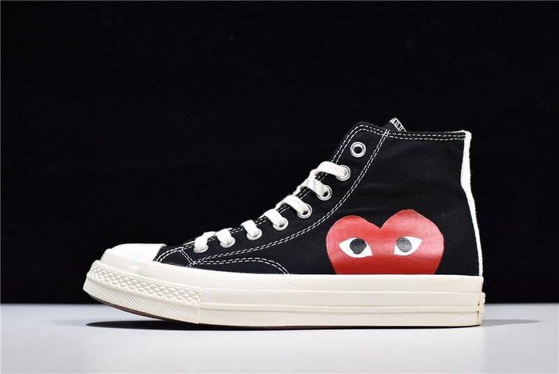 Comme des Garcons Play x Converse Chuck Taylor All-Star 70s Hi - Black