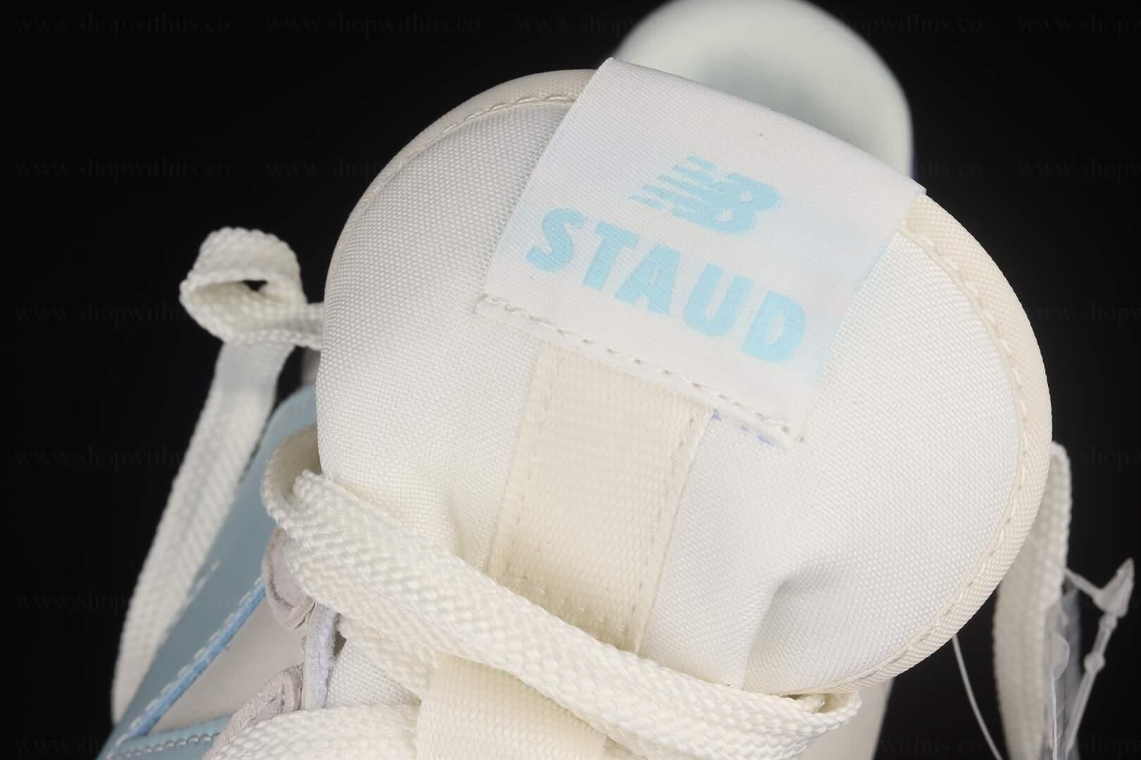 STAUD x New Balance 327 - White Grey