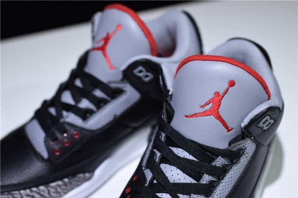 NikeUnisex Air Jordan 3 AJ3 Retro - Black Cement