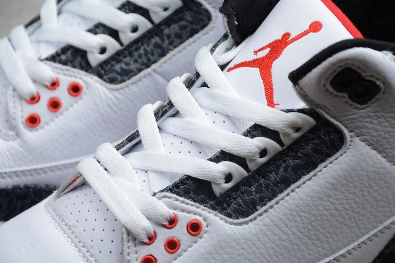 Air Jordan 3 AJ3 Retro Denim - Fire Red