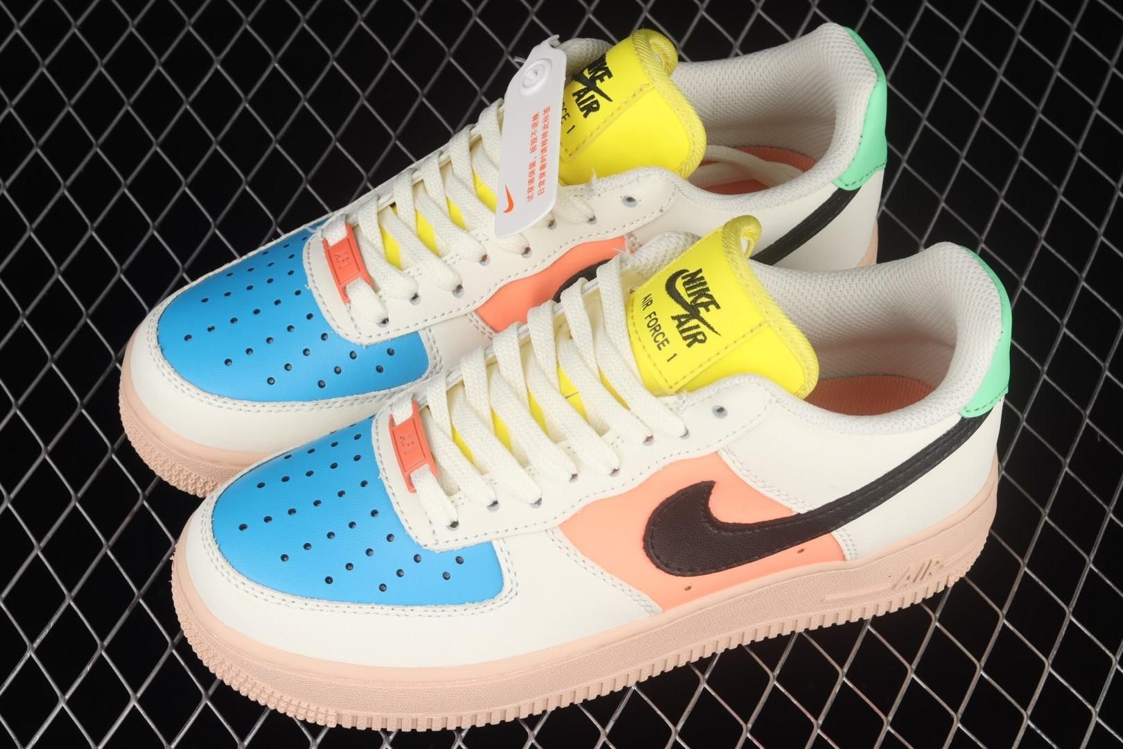 NikeUnisex Air Force 1 AF1 Low  - Sail Multi