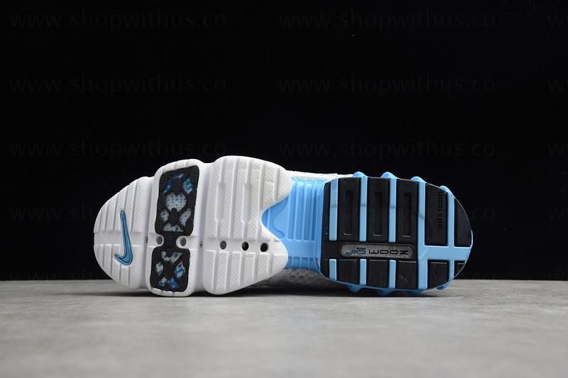 Stussy x NikeAir Zoom Spiridon Cage 2 - White University Blue