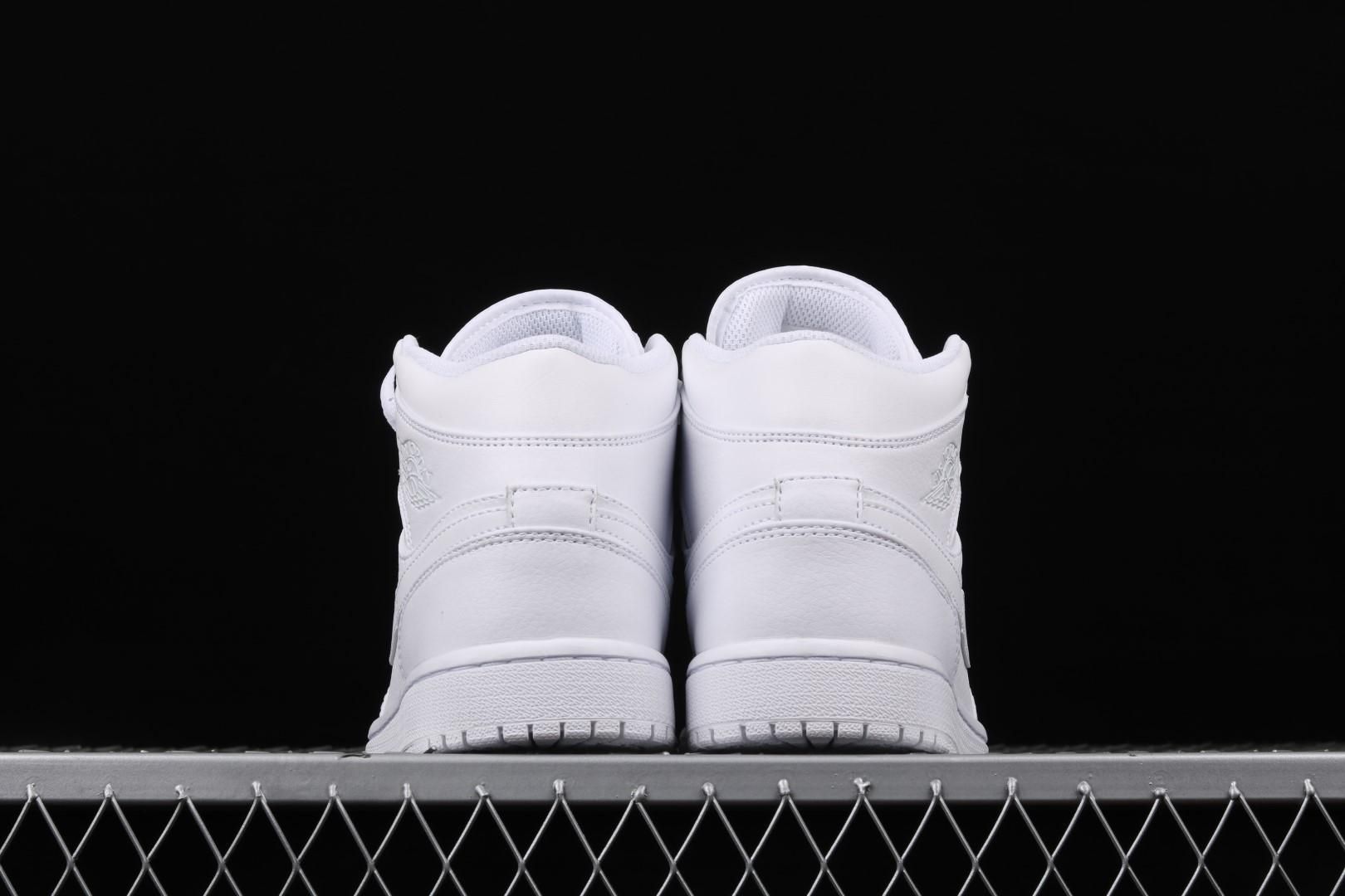 Air Jordan 1 AJ1 Mid - White/Cool Grey