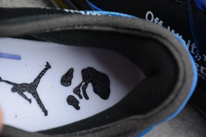 Off-White x Air Jordan 2 AJ2 Retro Low - Black Blue