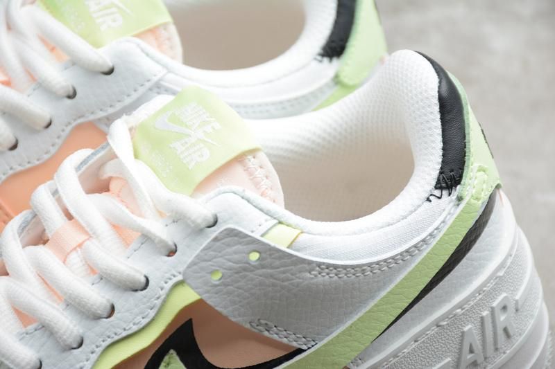 NikeUnisex Air Force 1 AF1 Shadow - White/Crimson Tint