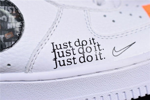 NikeUnisex Air Force 1 07 Just Do It Pack  - White