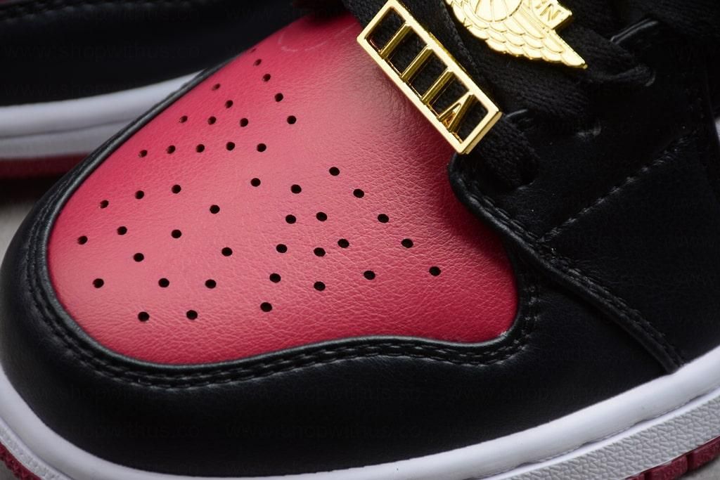 Air Jordan 1 AJ1 Mid - Black Dark Beetroot