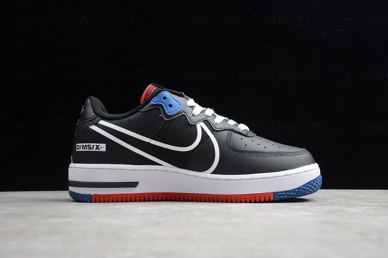 NikeAir Force 1 AF1 React D/MS/X - Black