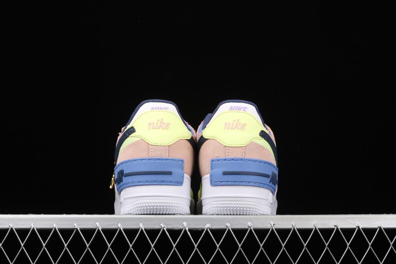 NikeUnisex Air Force 1 AF1 Low Shadow - Photon Dust/Crimson Tint