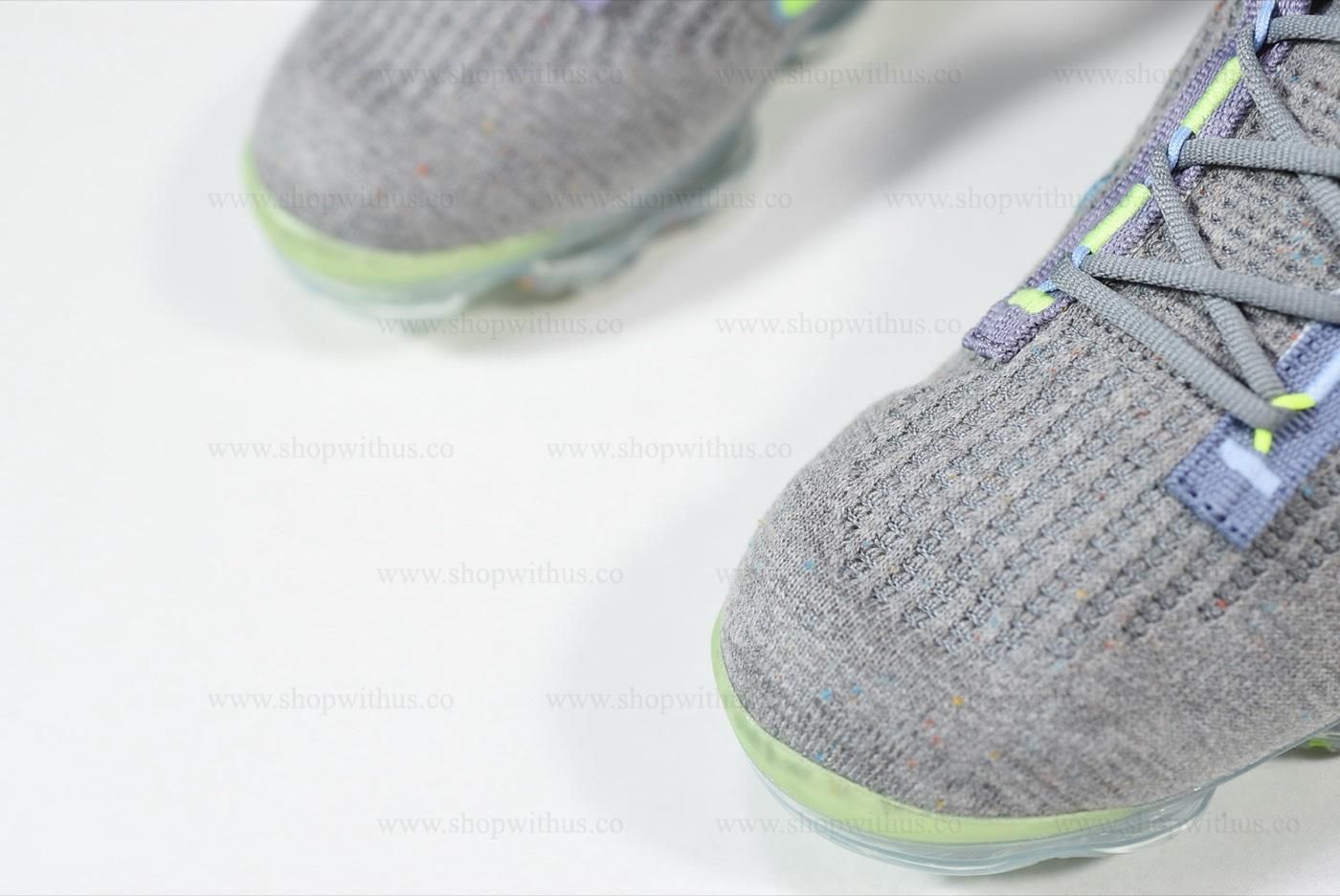 NikeAir VaporMax Flyknit 2021 - Grey/Liquid Lime