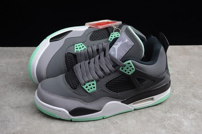 Air Jordan 4 AJ4 Retro - Green Glow