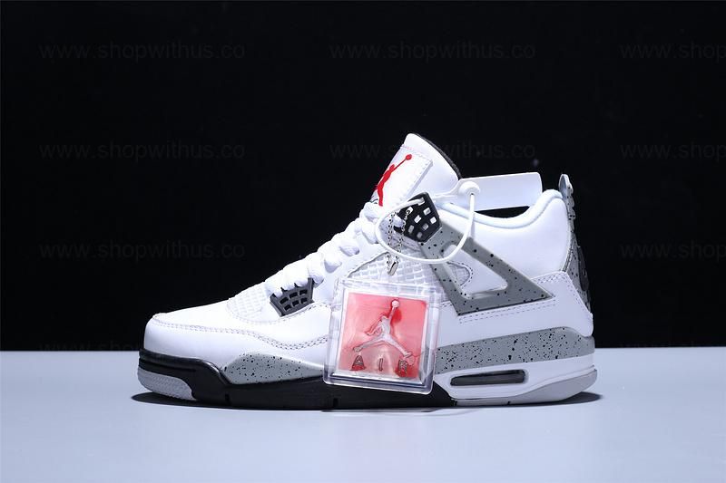 Air Jordan 4 AJ4 Retro - ''White Cement''