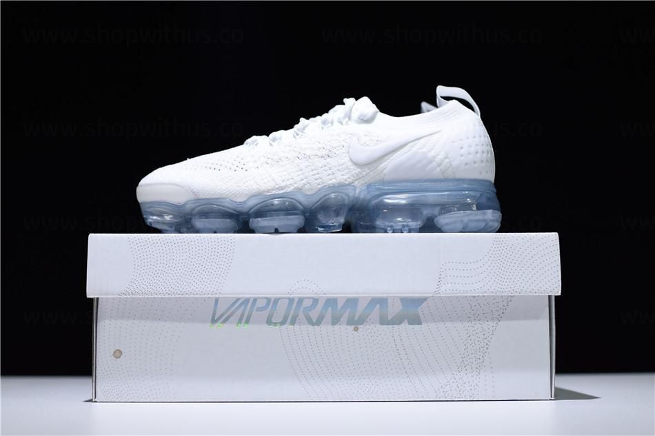 NikeAir VaporMax Flyknit 2 - White/Pure Platinum