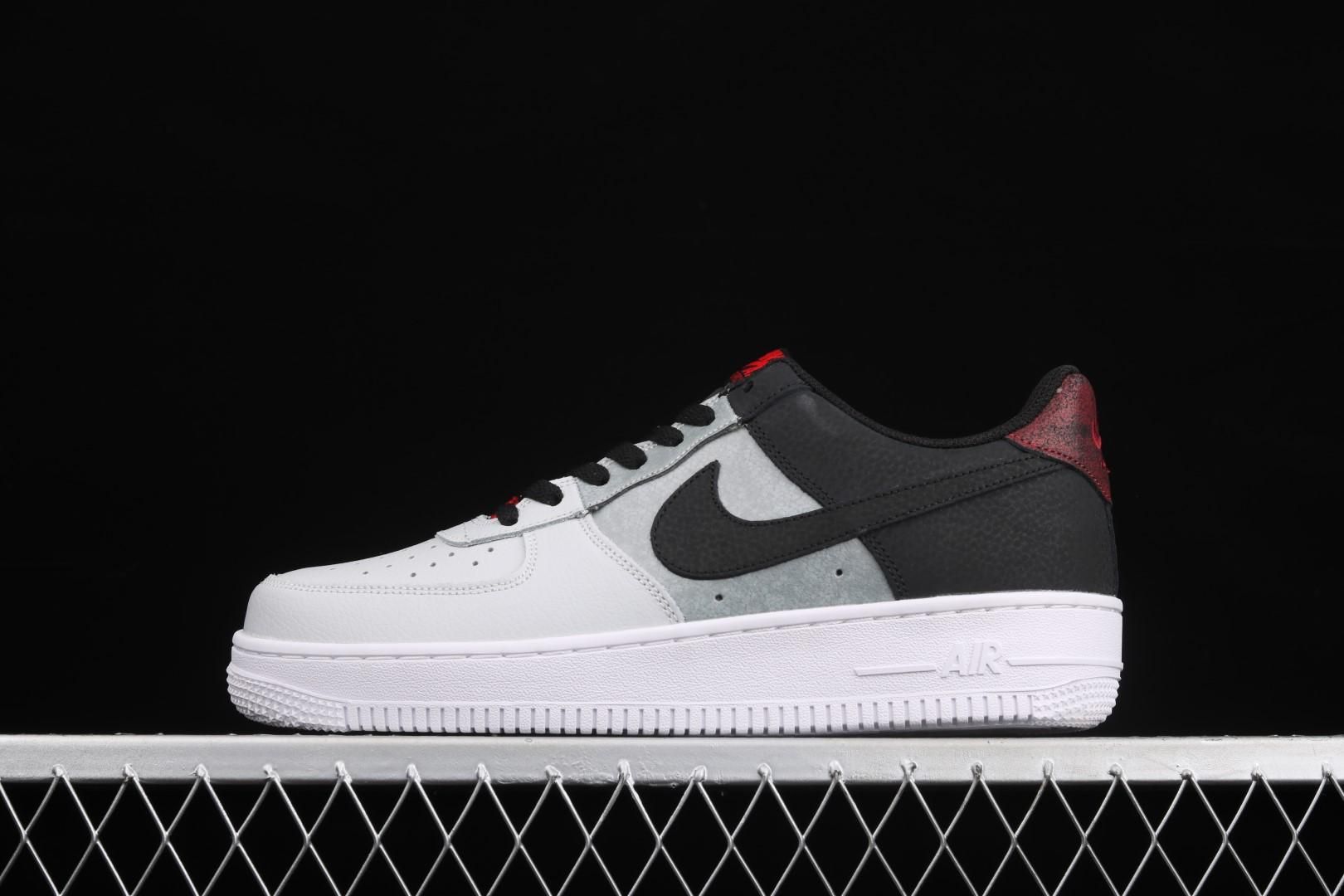 NikeUnisex Air Force 1 AF1 Low - Black Smoke Grey