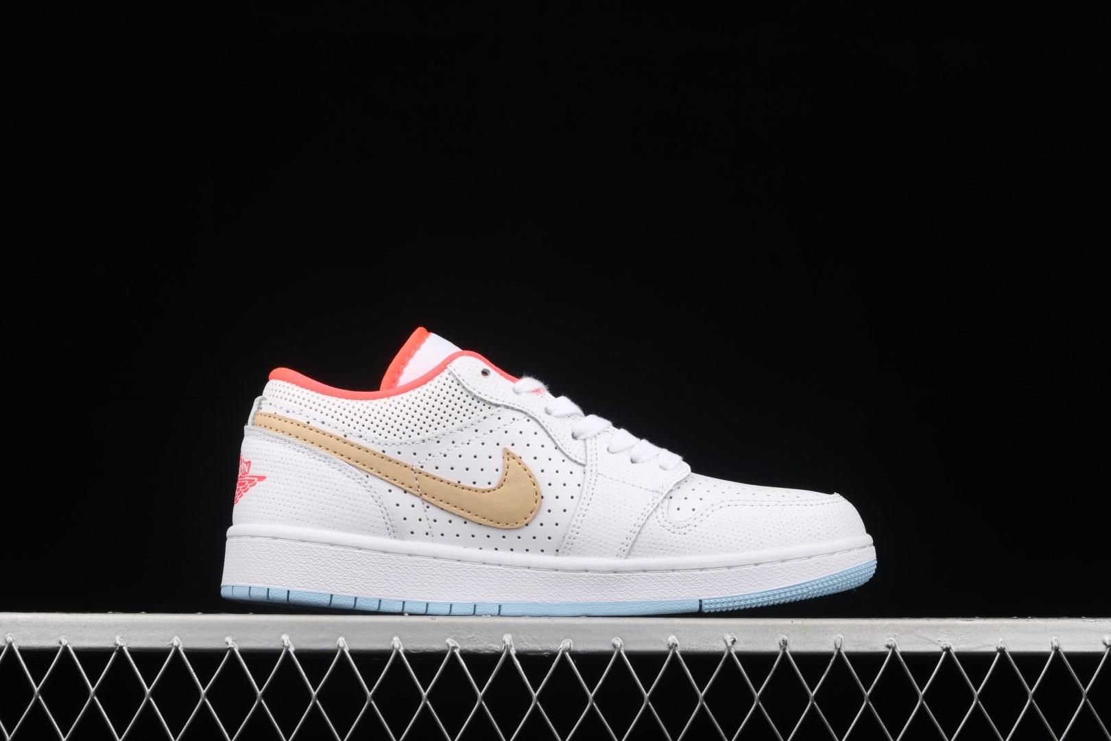 Air Jordan 1 AJ1 Low SE - White Sesame