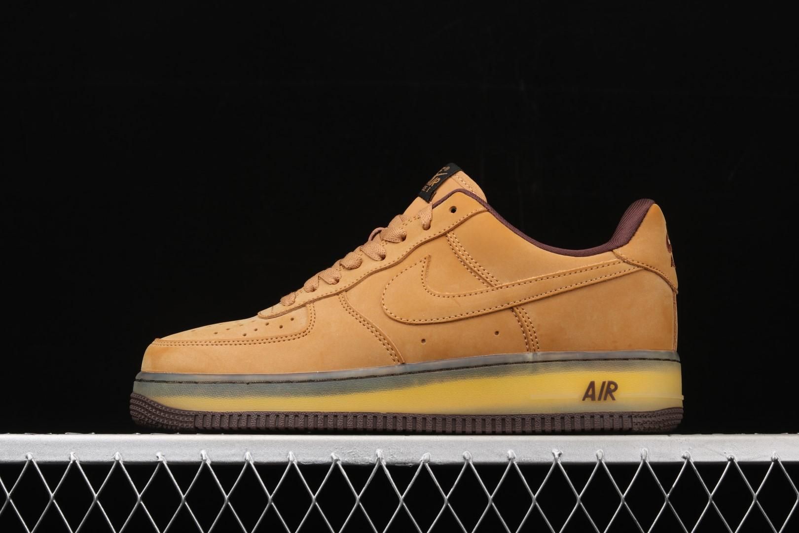 NikeUnisex Air Force 1 Low - Wheat/Dark Mocha