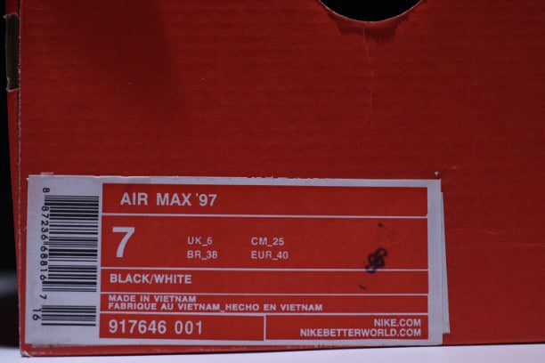 NikeUnisex Air Max 97 - Black/Black/White