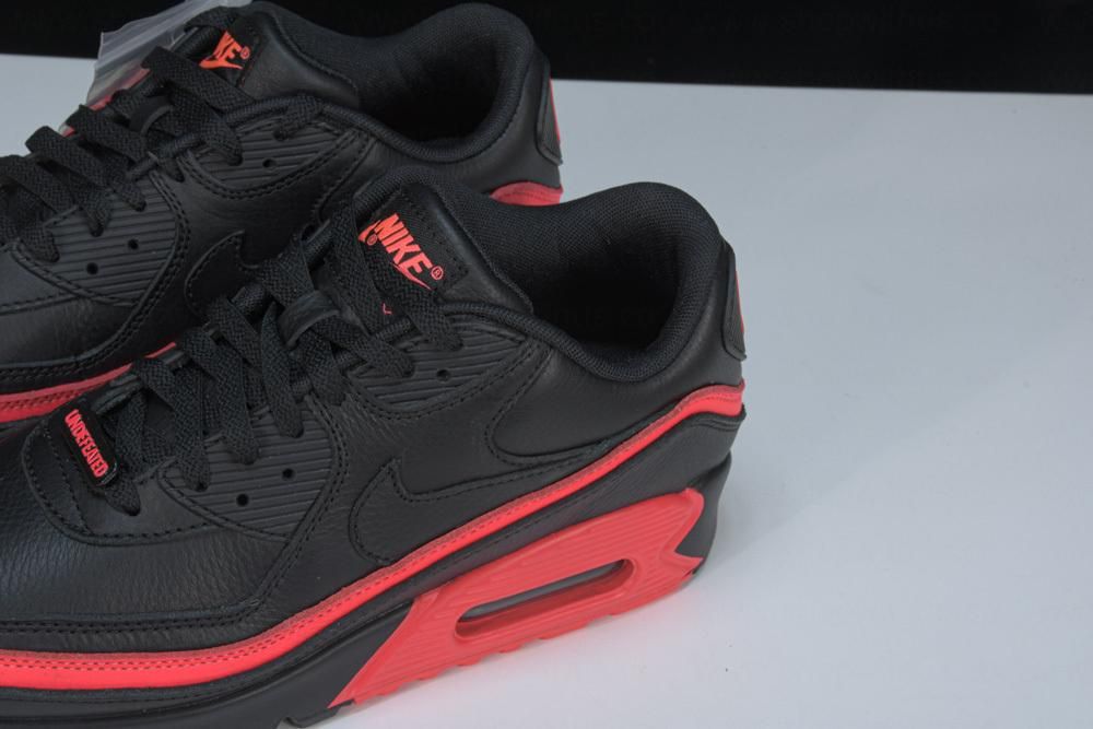 NikeUnisex Air Max 90 Undefeated - Black Solar Red