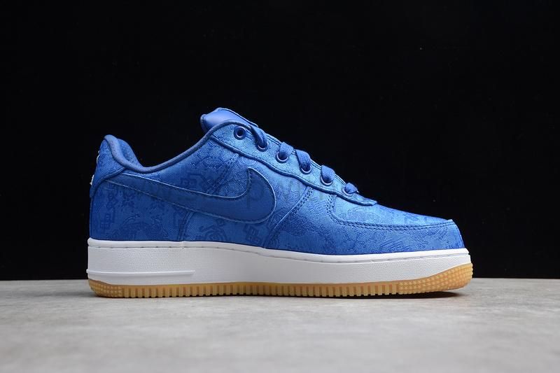 CLOT x NikeAir Force 1 - Blue Silk