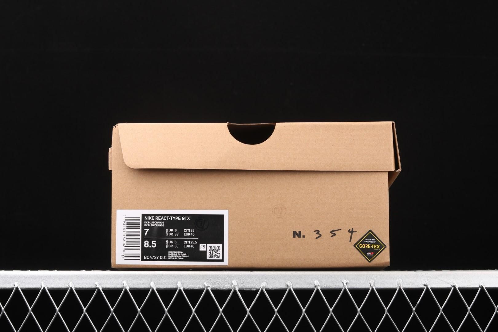 NikeMens React Type GTX - Black/Bright Ceramic