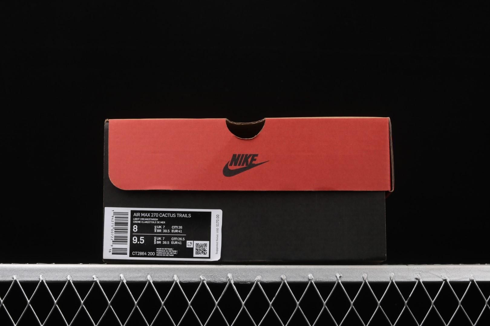 NikeMens x Travis Scott Air Max 270 AM270 - Cactus Trails
