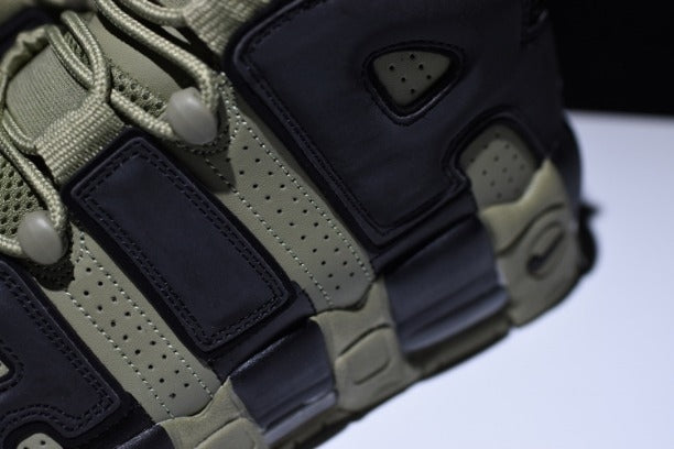 NikeAir More Uptempo Mid Basketball Shoe - Dark Stucco