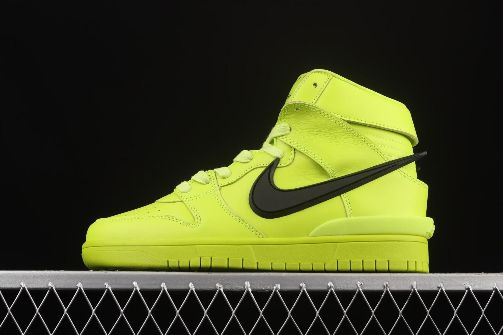 AMBUSH x NikeDunk High - Flash Lime