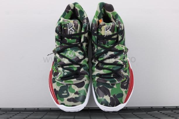 Bape x NikeBasketball Kyrie 5 PE Camo - Green/White