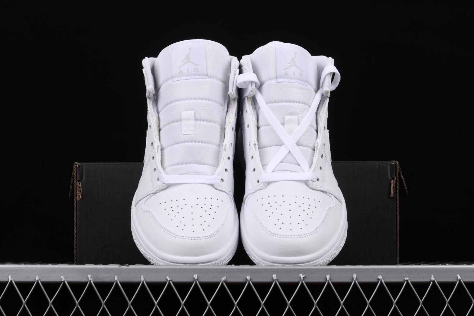 Air Jordan 1 AJ1 Mid - White/Cool Grey