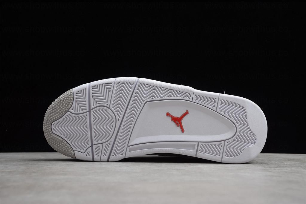 Air Jordan 4 AJ4 Retro - White Oreo