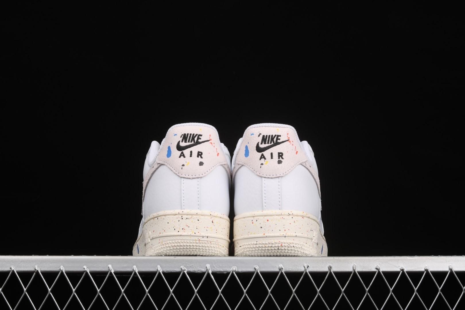 NikeUnisex  Air Force 1 AF1 Low '07 LV8 - Paint Splatter/White