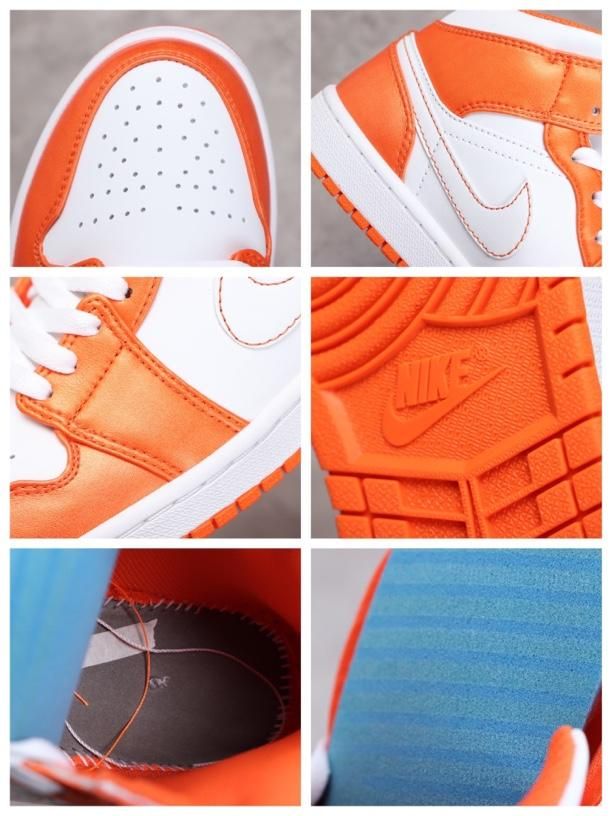 Air Jordan 1 AJ1 Mid - Metallic Orange