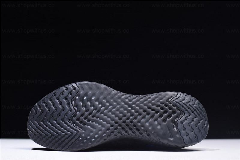 NikeUnisex Epic React Flyknit - Black/Racer Blue