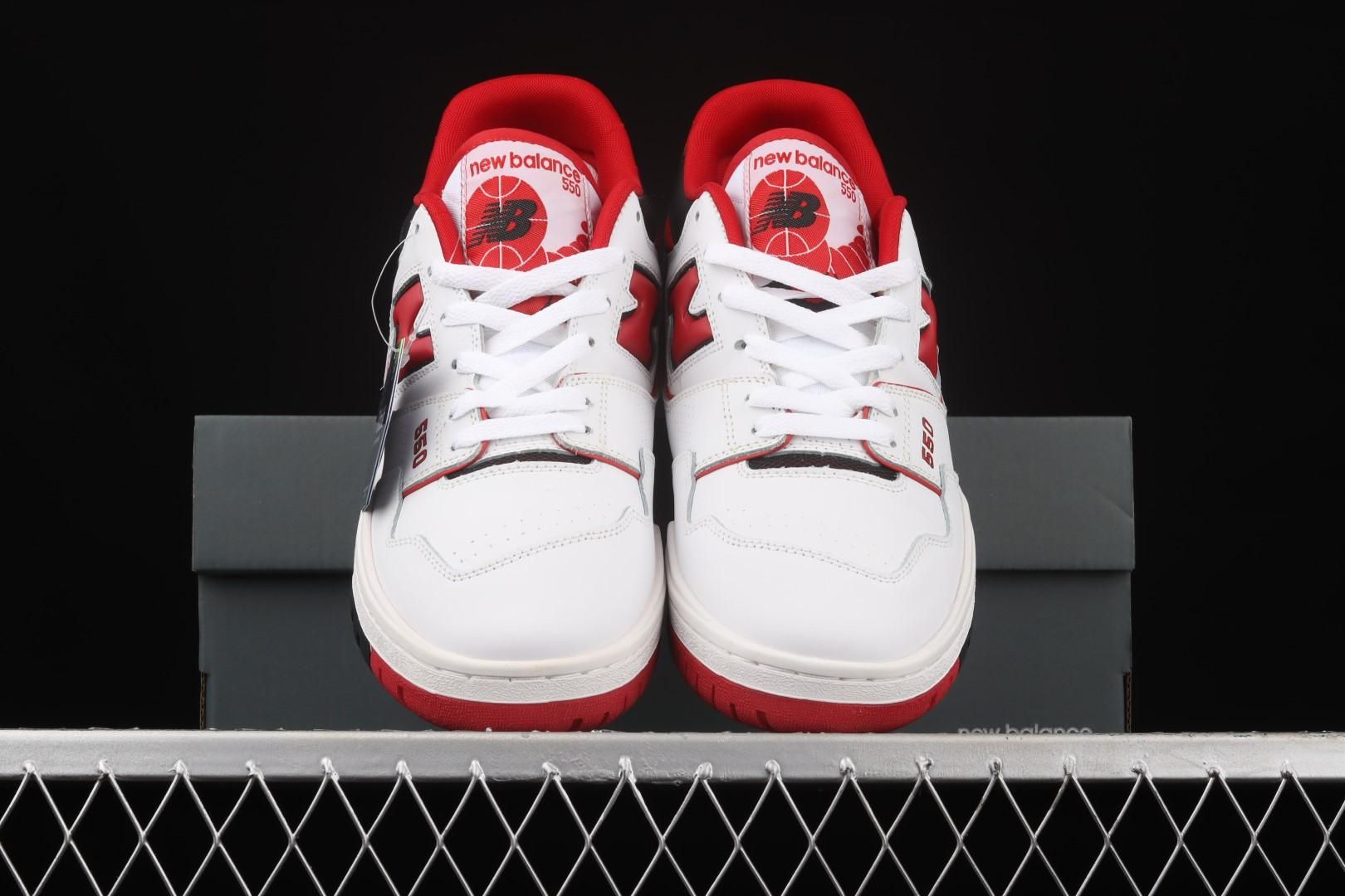 New Balance 550 - White/Red