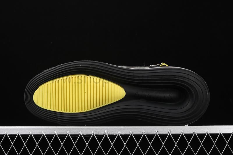 NikeUnisex Air Max 720 Saturn - Black/Dynamic Yellow
