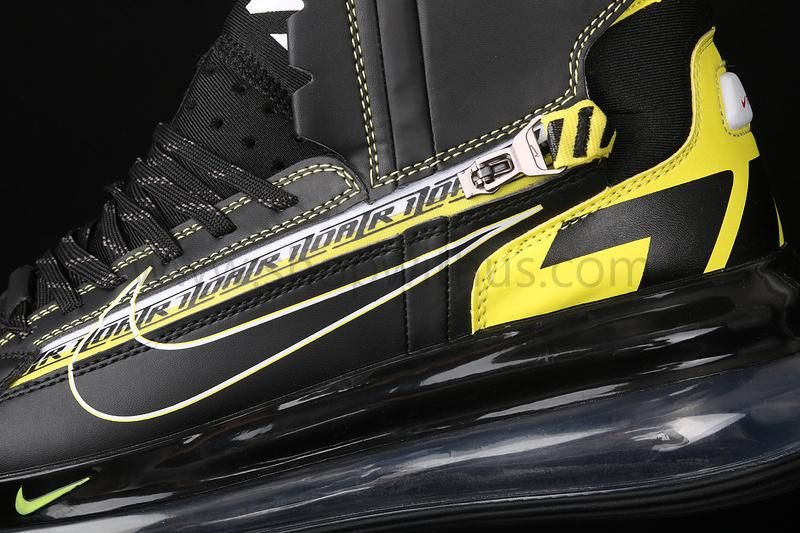 NikeUnisex Air Max 720 Saturn - Black/Dynamic Yellow