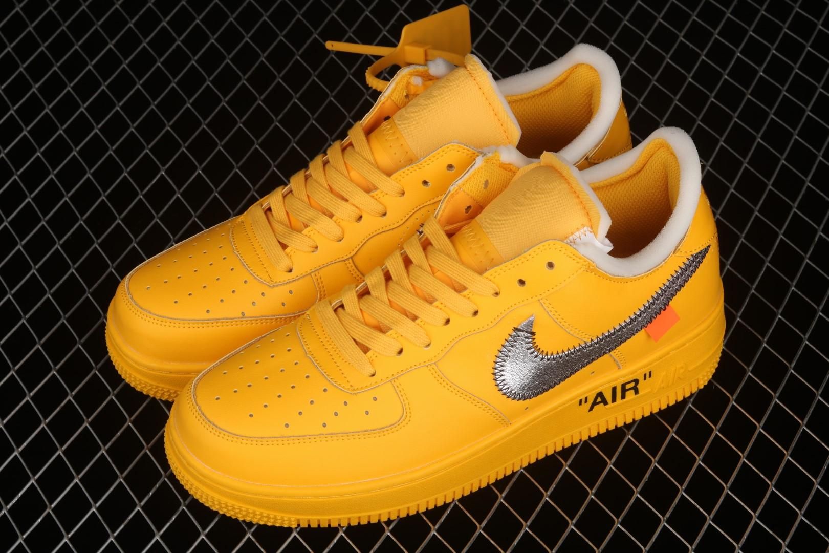 Off-White x Air Force 1 AF1 Low - University Gold