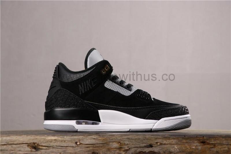 Air Jordan 3 AJ3 Retro Tinker -  Black Cement
